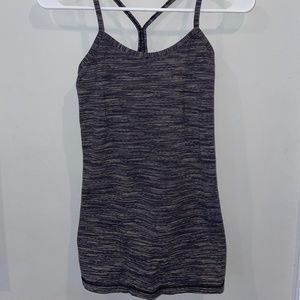 LuluLemon Racer bank Tank - built in sports bra